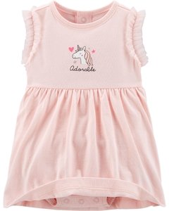 VESTIDO CON SAQUITO UNICORNIO -6M- - BABY CATALINA