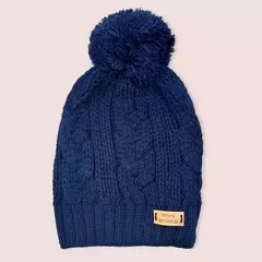 GORRO TEJIDO AZUL MARINO