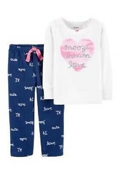 PIJAMA PANTALON POLAR LOVE -2T-