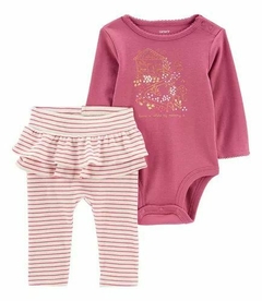 SET 2P BODY ML Y PANTALON HOME ROSA