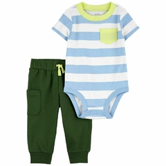 SET 2P BODY MC Y PANTALON LIMA Y CELESTE