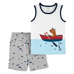 SET 2P MUSCULOSA Y SHORT PERRITO