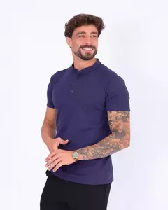 CAMISETA JHOW AZUL MARINHO - M. ARTT - comprar online