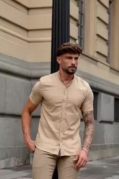 Camisa Ray BEGE - M. ARTT - comprar online