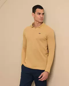ML Polo Trico Bege
