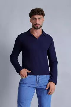 Polo ML Mumbai AZUL MARINHO - M. ARTT