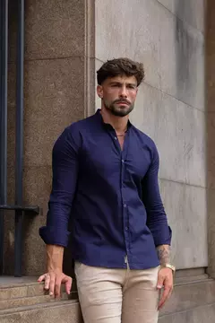 Camisa Eros AZUL MARINHO - M. ARTT