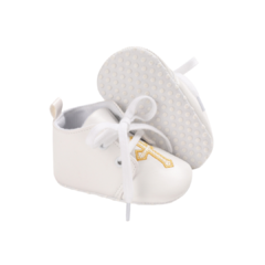 Zapatitos Cruz Doble + Caja grabada