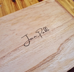 Conjunto Tejido Celeste + Caja Personalizada en internet