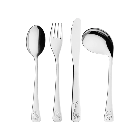 Cubiertos Zoo Personalizados x4