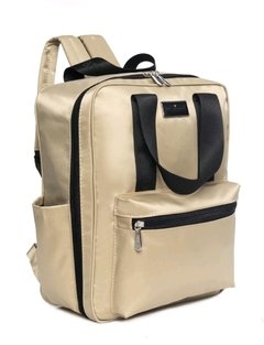Mochila maternal Bali Beige - comprar online