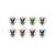 Púas Clayton Acetal Polymer Pick Standard Pack X 12 Unidades