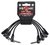 Cables Pig Hog PHLSK6BK Plug interpedal 15cm Pack x4 - comprar online