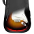 Funda Music Area AA31 2EG BLK Dual Para 2 Guitarras Electricas - comprar online
