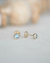 Aros Alba | Oro 18k Blanco & Topacios - tienda online
