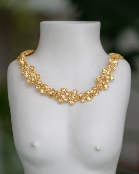 Collar Caliza | Oro