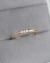 Anillo Triplet | Oro 18k Blanco & Diamantes