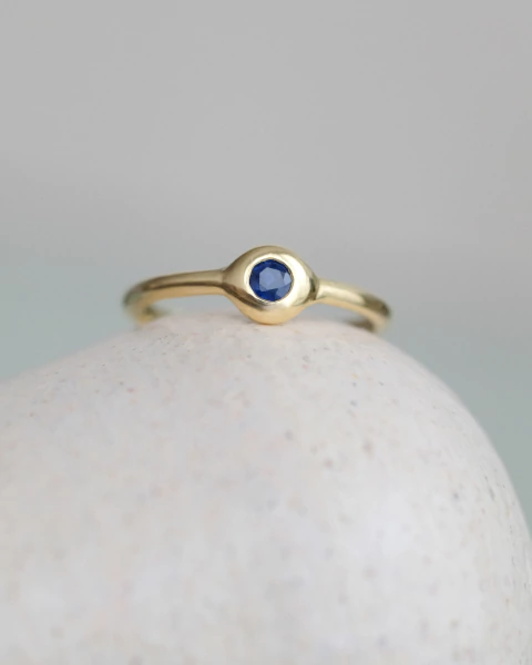 Anillo Drop | Zafiro & Oro 18k Amarillo - comprar online