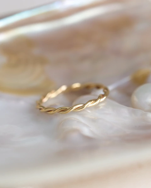 Anillo Torzado | Oro 18k Amarillo - comprar online