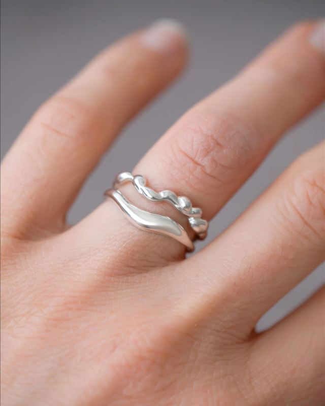 Set Anillos Cuenca Plata 925 thumbnail 2