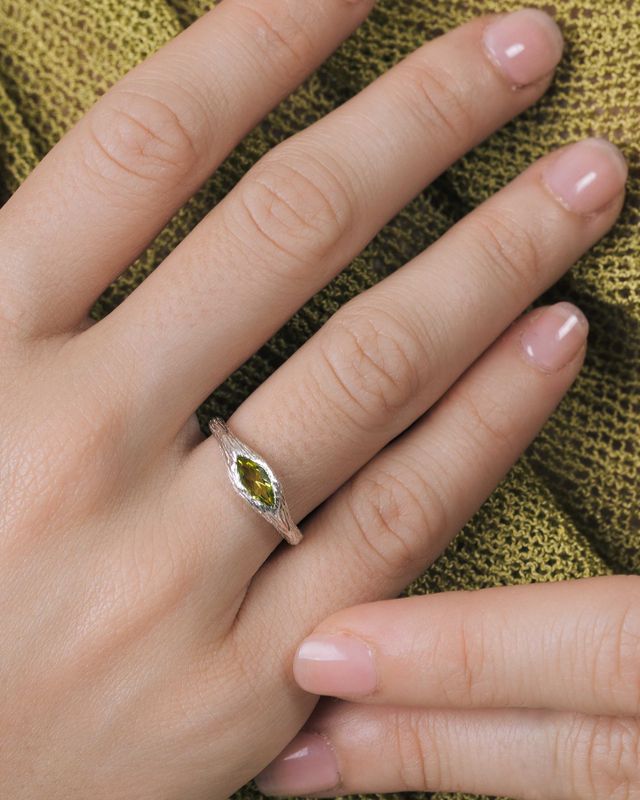 Anillo Manantial Peridoto | Plata 925 thumbnail 2