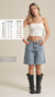 Bermuda Olivia Black Snow - comprar online