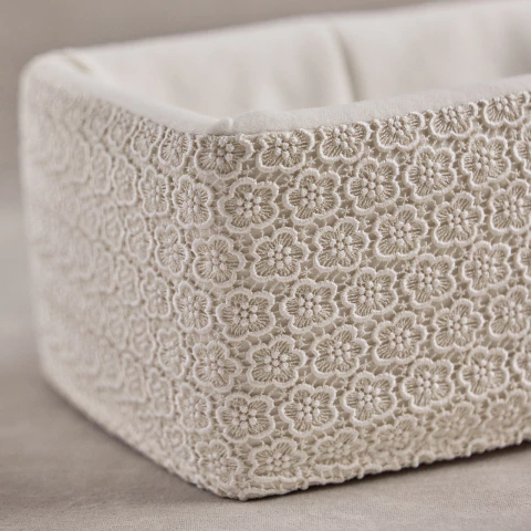 CANASTA PAÑALERA LE BEBÉ EN BRODERIE