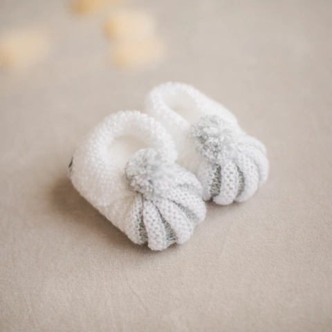 ESCARPINES TEJIDOS EN LANA SOFT - comprar online