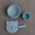 SET DE BOWL CON TAPA VASO Y CUCHARA DE SILICONA MINIKOIOI - comprar online