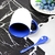 TAZA RECTA INTERIOR COLOR CON CUCHARA - tienda online