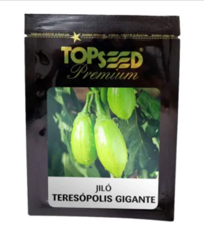 Semente De Jilo Teresópolis Gigante Topseed Sementes Premium - 50g