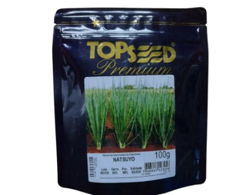 Semente De Cebolinha Natsuyo Sementes Topseed Todo Ano 100 Gramas