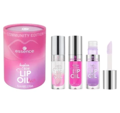 Essence Hydra Kiss Lip Oil Trio – Set de 3 Aceites Labiales Edición Limitada