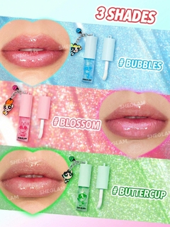 LAS CHICAS SUPERPODEROSAS X SHEGLAM - Lip Gloss - Bellota - BBK Makeup Importado