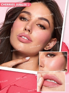 SHEGLAM - Very Cherry Cheek & Lip Cream Stack - BBK Makeup Importado