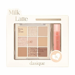 Dasique Eyeshadow Palette Special Edition #07 Milk Latte + Mini Lip Stain 06 Rose Apple