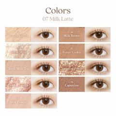 Dasique Eyeshadow Palette Special Edition #07 Milk Latte + Mini Lip Stain 06 Rose Apple - comprar online