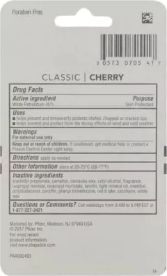ChapStick Classic Cherry x3 – Bálsamo Labial Hidratante Aroma Cereza - comprar online