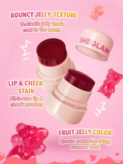 SHEGLAM Jelly-Licious Hydrating Lip & Blush Tint Coucou – Tinta Labial y Rubor - tienda online