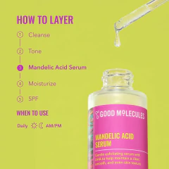 Good Molecules Mandelic acid serum - 30 ml (Piel sensible) - BBK Makeup Importado