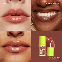 NYX - FAT OIL LIP DRIP - GLOSS - 10) Splash of Cream en internet