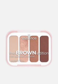 Essence The Brown Edition Mini - Paleta de Sombras - 4 Tonos Marrones y Neutros Cálidos