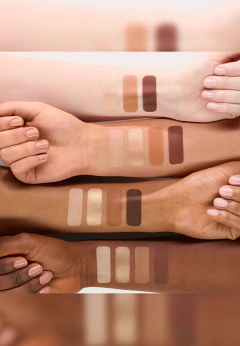 Essence The Brown Edition Mini - Paleta de Sombras - 4 Tonos Marrones y Neutros Cálidos - BBK Makeup Importado