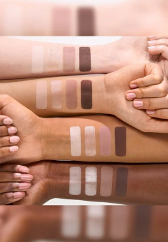 Essence The Nude Edition Mini - Paleta de Sombras - 4 Tonos Neutros y Elegantes - BBK Makeup Importado