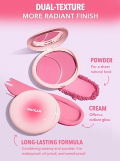 SHEGLAM - Cheek 2 Cheek Blush duo - Peach Juice - tienda online