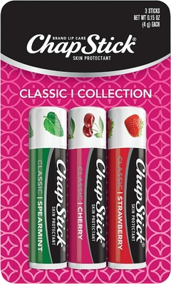 ChapStick - Classic - Collection: Cherry, Strawberry, Spearmint