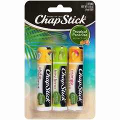 Chapstick - Tropical Paradise Collection - Aloha Coconut, Key Lime, Mango Sunrise