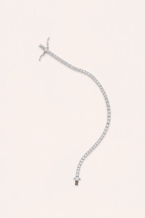 PULSERA TENIS SILVER