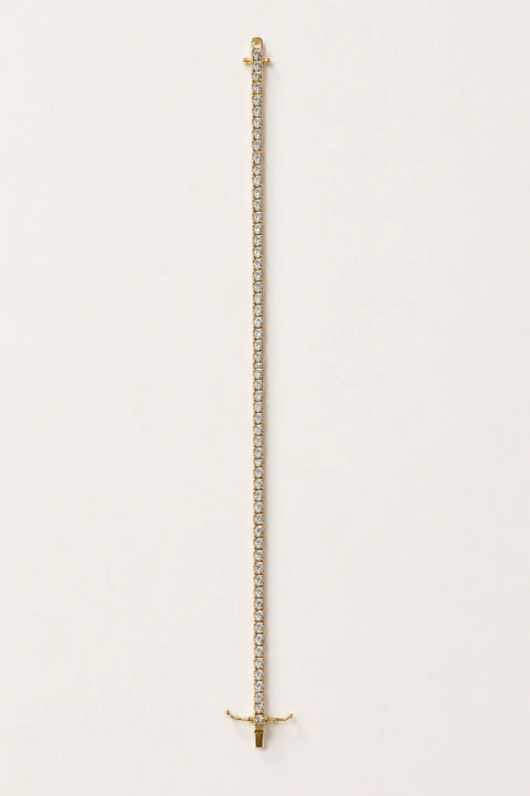 PULSERA TENIS GOLD