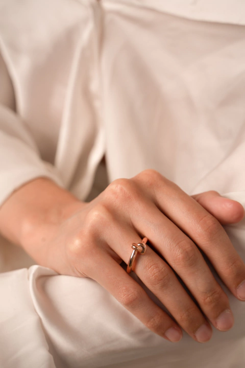 ANILLO NUDO ROSE